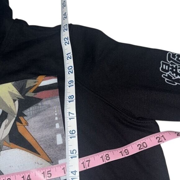 My Hero Academia Bakugo Hoodie Licensed By Funimation Black L Hot Topic - Picture 4 of 7